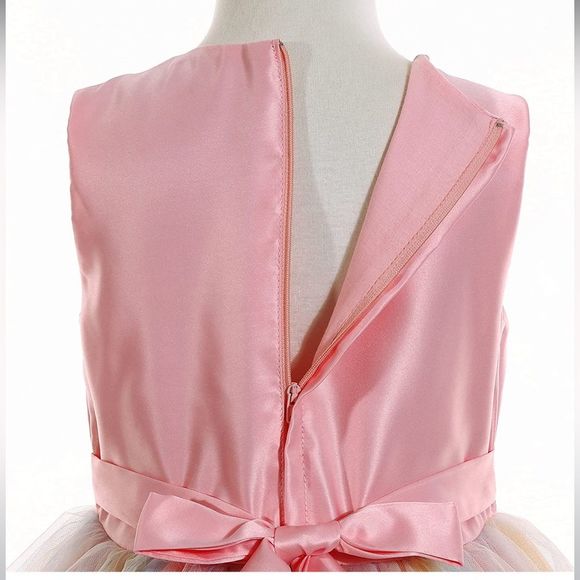 Unicorn Dress for Girls Unicorn Costume with Headband & Satin Sash Birthday NWT - Picture 3 of 7